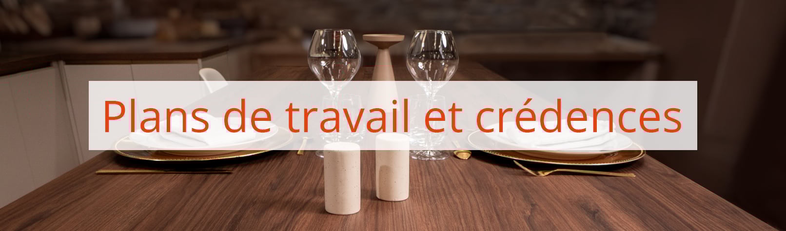 Plan de travail et crédence